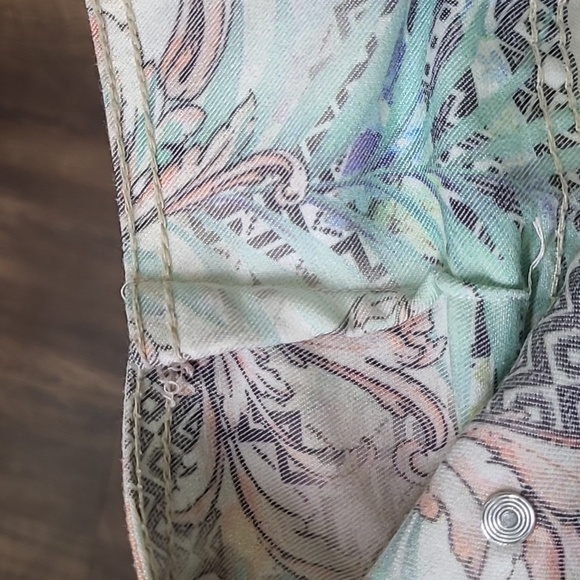 Via Tolentino Midi Skirt Geo Leopard Floral 34 - Picture 8 of 10